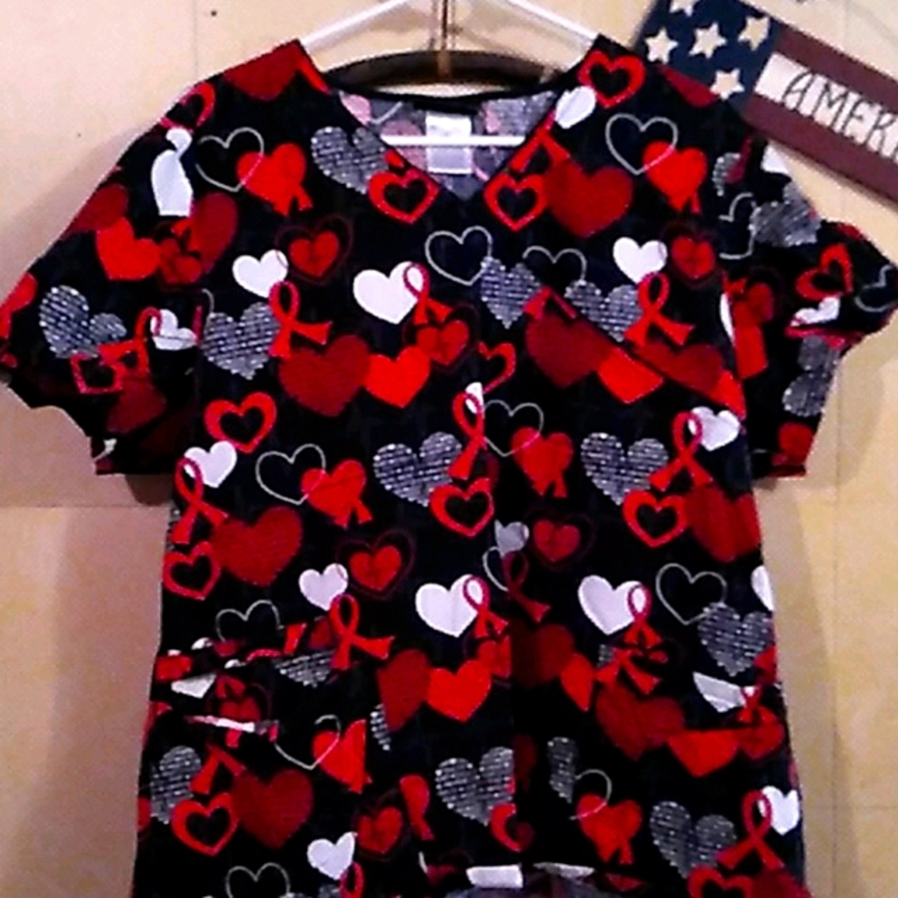 Cherokee 2xl scrub top